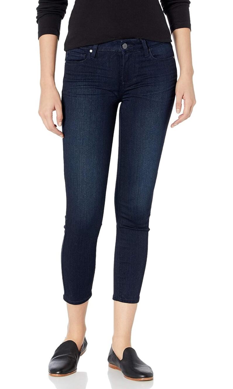 PAIGE Verdugo Transcend MidRise Ultra Skinny Crop Jeans 26 Casual Normcore
